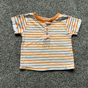 FINAL SALE 3/31/26 Free Planet Striped Short Sleeve Tee, Size 18 Months